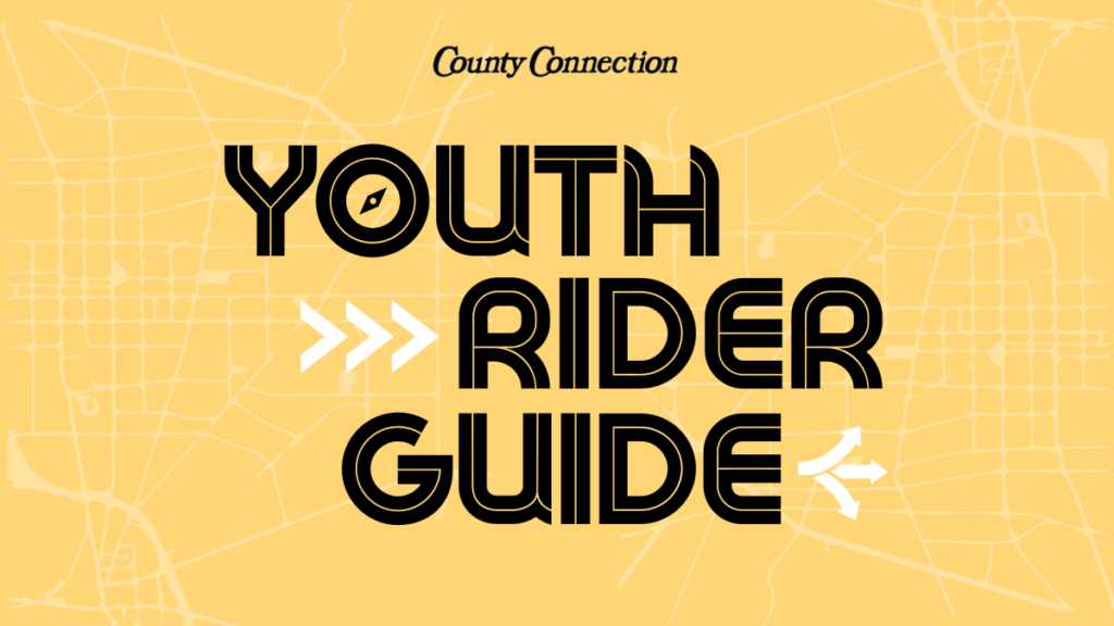 County Connection Youth Rider Guide Graphic